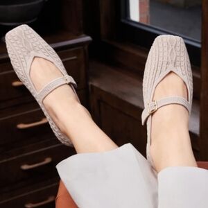 VIVAIA Mary Jane Elegant Beige Women's Shoes ECOFRIENDLY